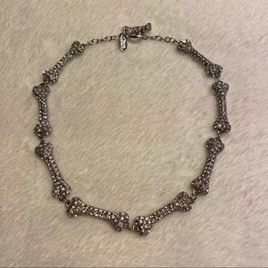 Vivienne Westwood Swarovski Crystal Bone Necklace